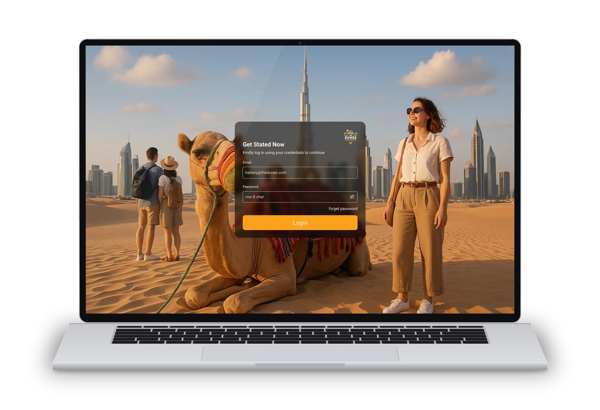 Sign in on desktop